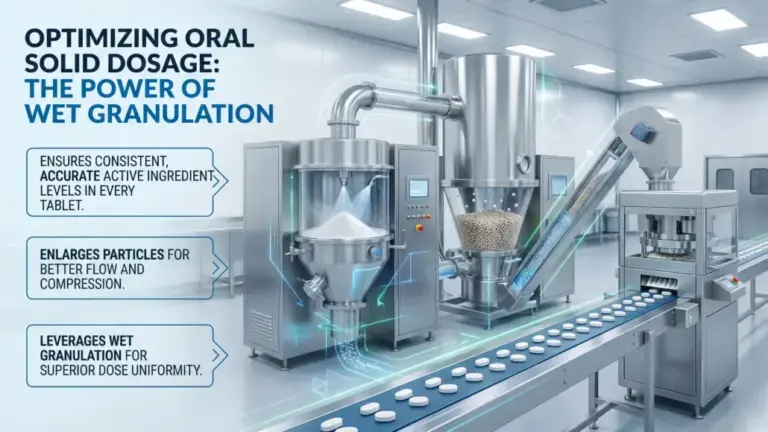 Wet Granulation Strategies Improving Oral Solid Dose Uniformity