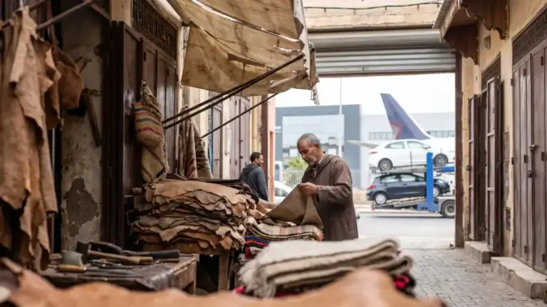 Morocco’s Textile and Leather Exports Drop 6.5% in H1 2026
