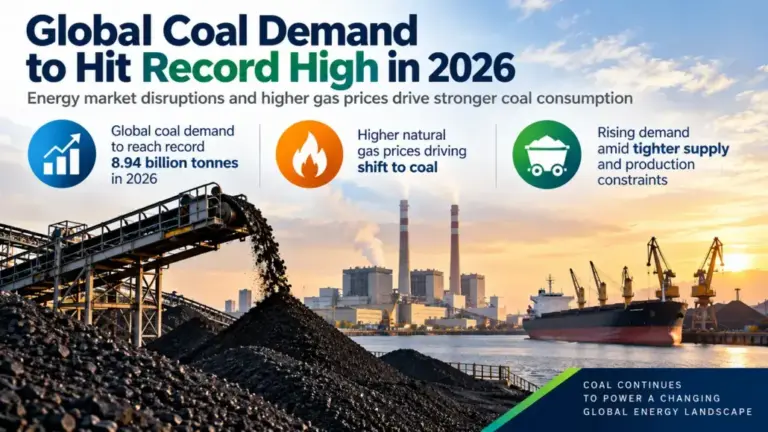 IEA Forecasts Rise in Global Coal Demand Amid Energy Market Disruptions