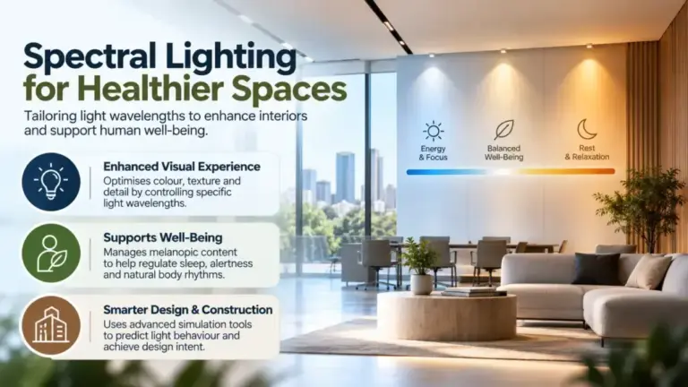 Advancing Human Centric Interiors with Spectral Lighting Design