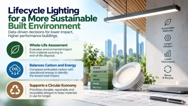 Using Lifecycle Lighting Analysis for Sustainable Specification