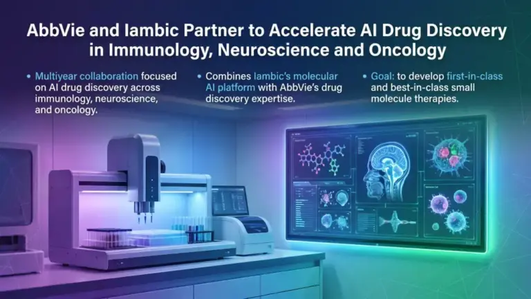 AbbVie and Iambic Partner to Accelerate AI Drug Discovery in Immunology, Neuroscience and Oncology