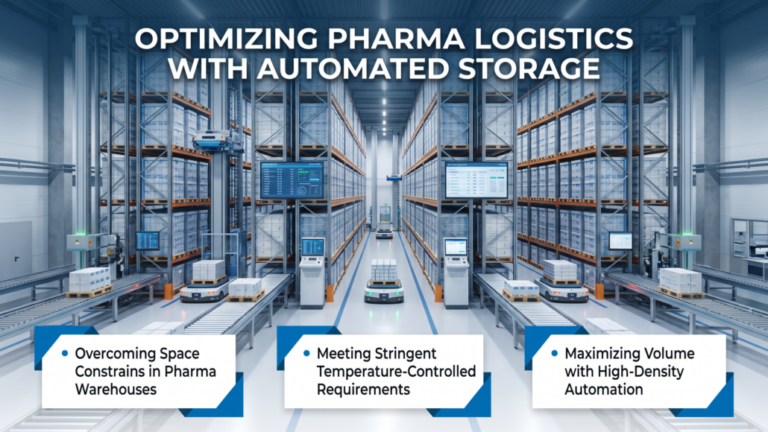 High-Density Automated Storage Improving Pharmaceutical Warehouse Utilization