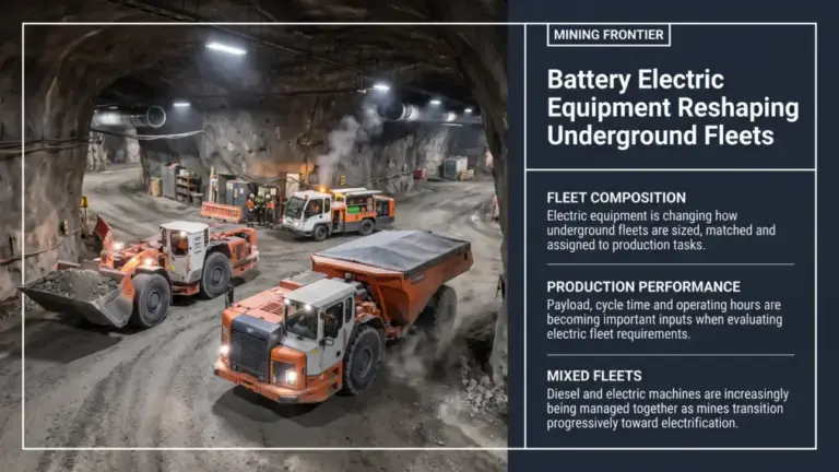 Battery Electric Equipment Reshaping Underground Fleets