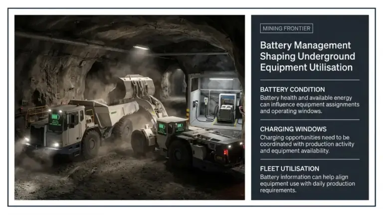 Battery Management Shaping Underground Equipment Utilisation