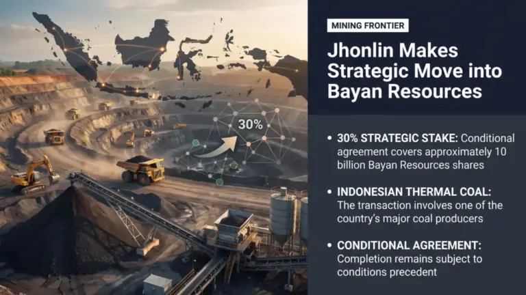 Jhonlin Makes Strategic Move into Bayan Resources