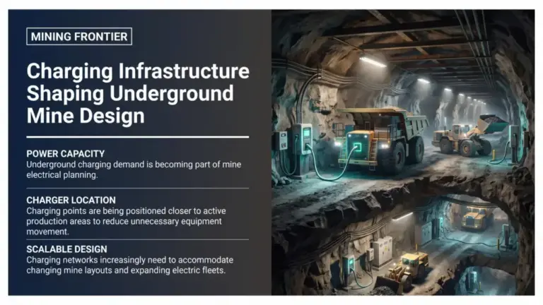 Charging Infrastructure Shaping Underground Mine Design