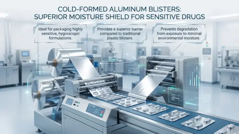 Cold-Formed Aluminum Blisters Enhancing Moisture Protection for Sensitive Medicines