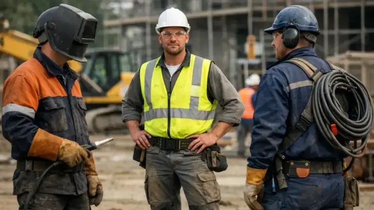 What should you wear on a general construction site?