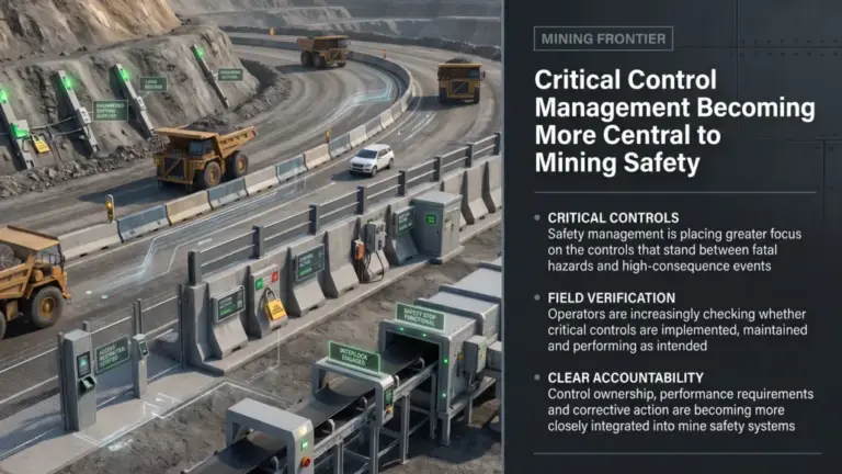 Critical Control Management Becoming More Central to Mining Safety
