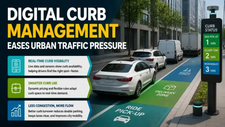 Digital Curb Management Systems Reducing Urban Traffic