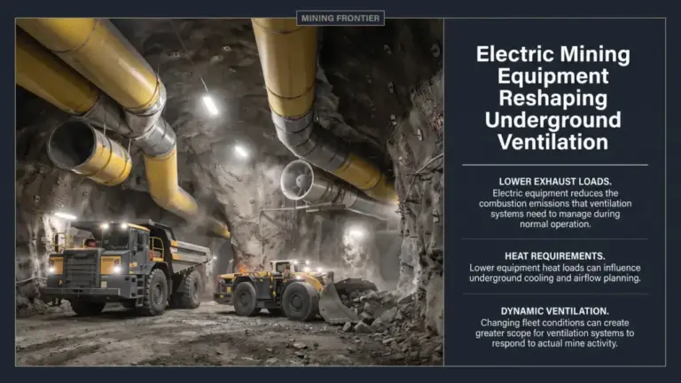 Electric Mining Equipment Reshaping Underground Ventilation
