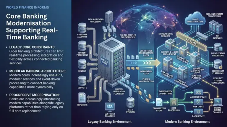 Core Banking Modernisation Supporting Real-Time Banking