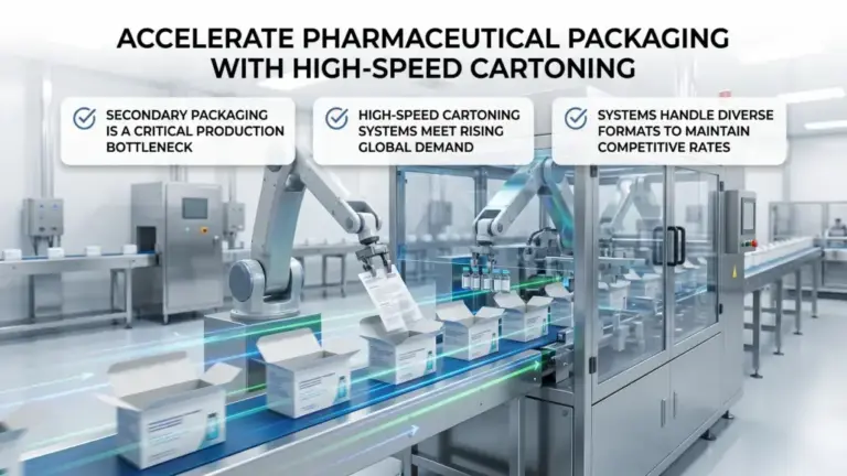 High-Speed Cartoning Systems Improving Pharmaceutical Packaging Line Throughput