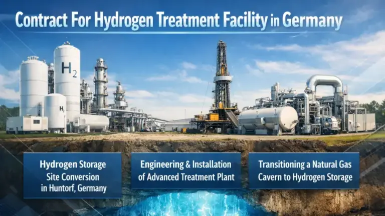 Contract For Hydrogen Treatment Facility in Germany
