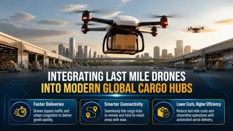 Integrating Last Mile Drones into Modern Global Cargo Hubs