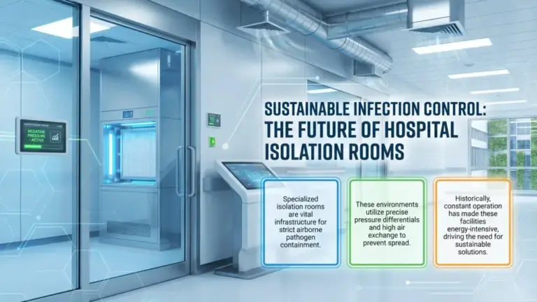 Low-Energy Isolation Rooms Supporting Sustainable Infection Control