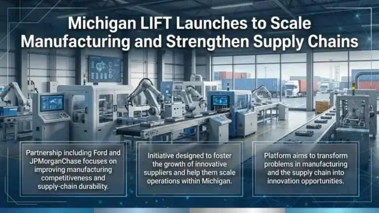 Michigan LIFT Launched for Scaling Manufacturing in Michigan
