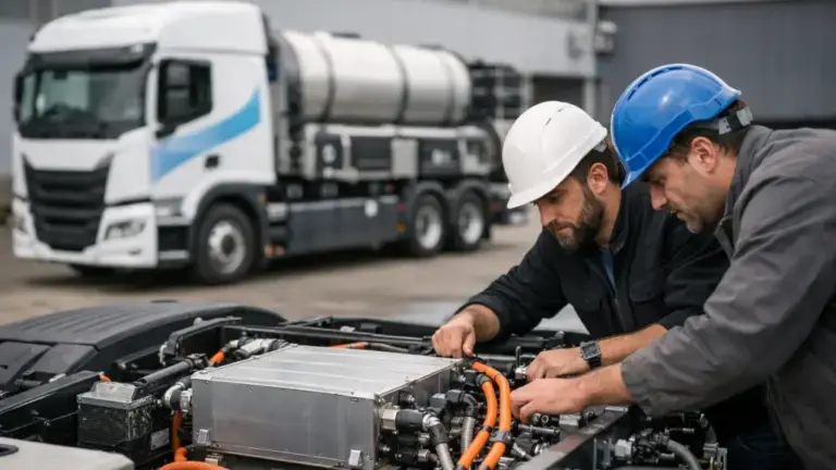 NM20 Fuel Cell Stack Integration in 40-Tonne Hydrogen Truck
