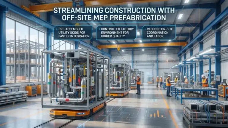 Off-Site MEP Prefabrication Improving Construction Installation Efficiency