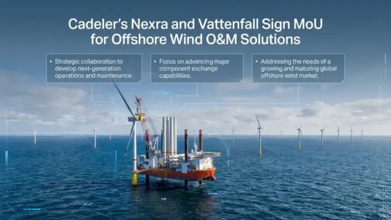 Nexra and Vattenfall Partner on Offshore Wind O&M