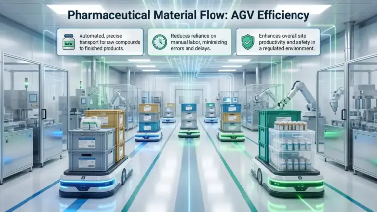 AGV Systems Improving Pharmaceutical Material Movement Efficiency