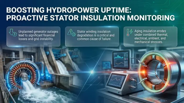 Stator Insulation Monitoring Improving Hydropower Generator Reliability