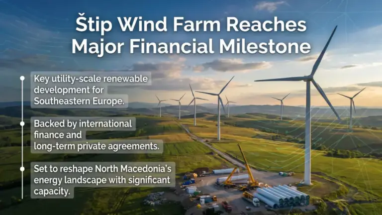 Štip Wind Farm Powers North Macedonia’s Renewable Energy Ambitions