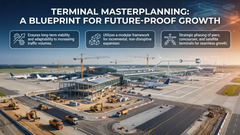Terminal Masterplanning Optimizing Large-Scale Airport Development