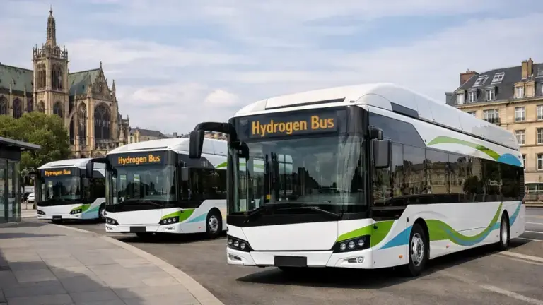 First Three Solaris Hydrogen Buses in Metz, France Launched