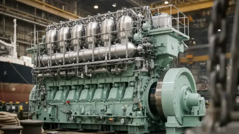 World-First Hydrogen-Fueled Engine for Big Commercial Ships