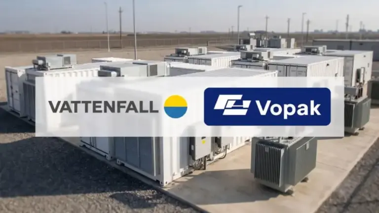 Vattenfall, Vopak Partner for Dutch Battery Energy Storage