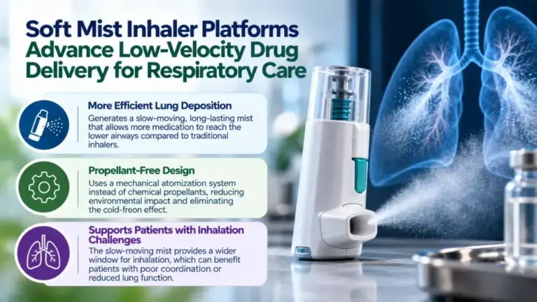 Soft Mist Inhaler Platforms Improving Low-Velocity Drug Delivery