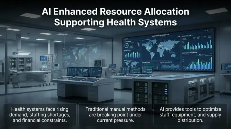 AI Enhanced Resource Allocation Supporting Health Systems