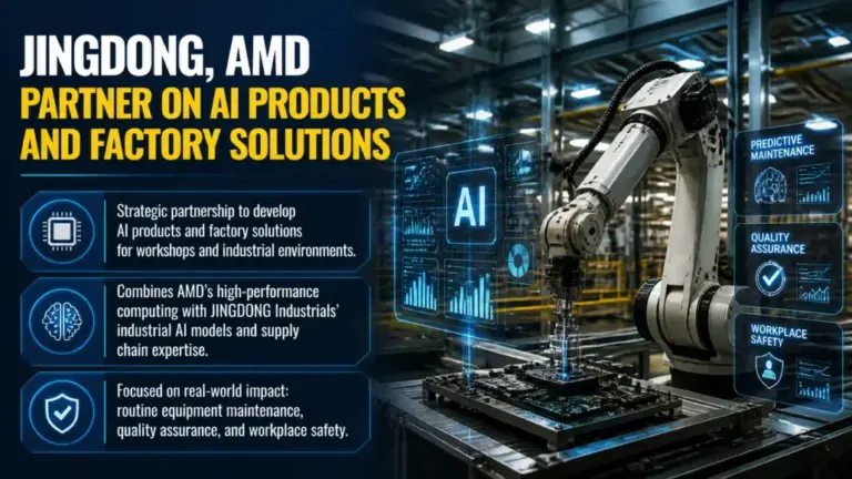 JINGDONG, AMD Partner On AI Products and Factory Solutions
