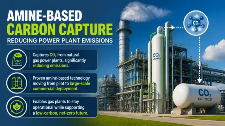 Amine-Based Carbon Capture Reducing Power Plant Emissions