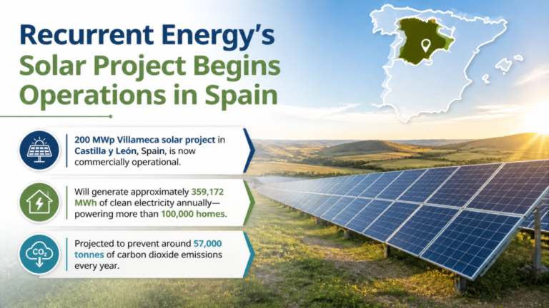 Recurrent Energy Starts Up Villameca Solar Project