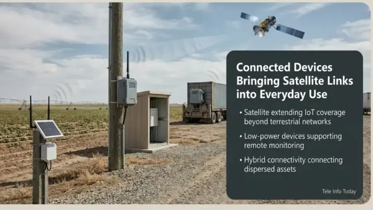 Connected Devices Bringing Satellite Links into Everyday Use