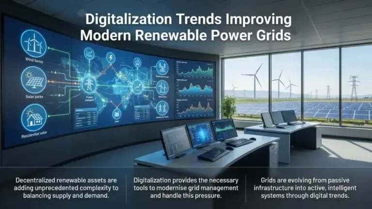 Digitalization Trends Improving Modern Renewable Power Grids