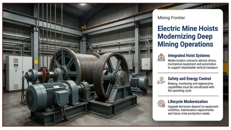 Electric Mine Hoists Modernizing Deep Mining Operations