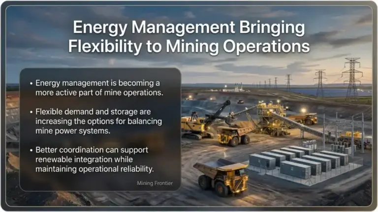 Energy Management Bringing Flexibility to Mining Operations