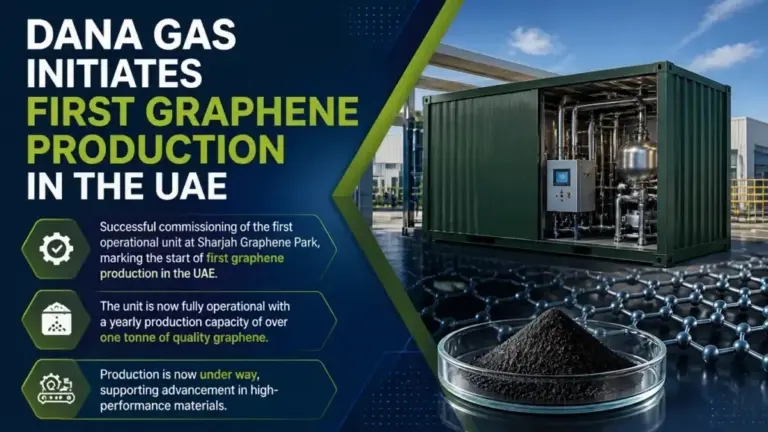 Dana Gas Initiates First Graphene Production in the UAE