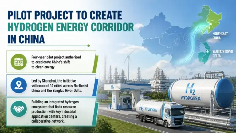 Pilot Project to Create Hydrogen Energy Corridor in China