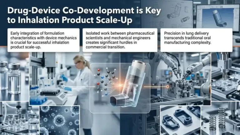 Drug-Device Co-Development Improving Inhalation Product Scale-Up