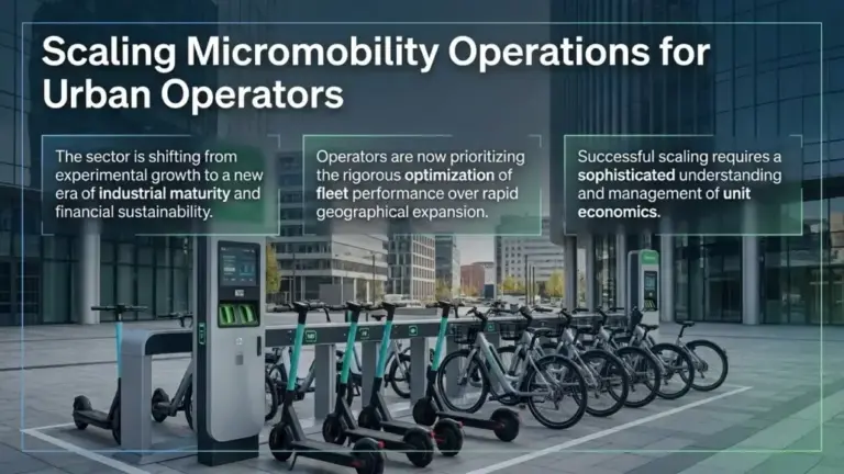 Scaling Micromobility Operations for Urban Operators
