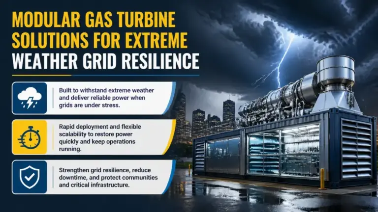 Modular Gas Turbines Providing Extreme Weather Resilience