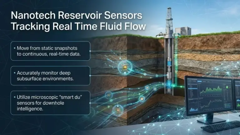 Nanotech Reservoir Sensors Tracking Real Time Fluid Flow