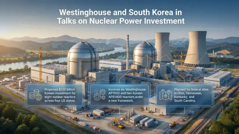 Westinghouse and South Korea in Talks on Nuclear Power Investment