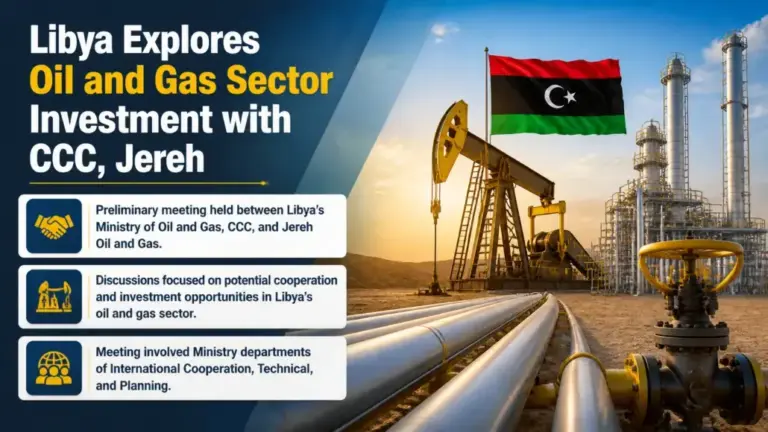 Libya Explores Oil and Gas Sector Investment with CCC, Jereh