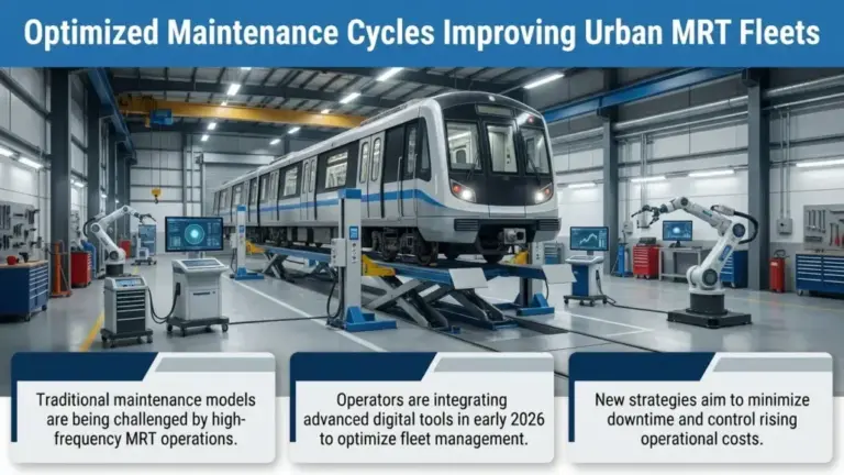 Optimized Maintenance Cycles Improving Urban MRT Fleets